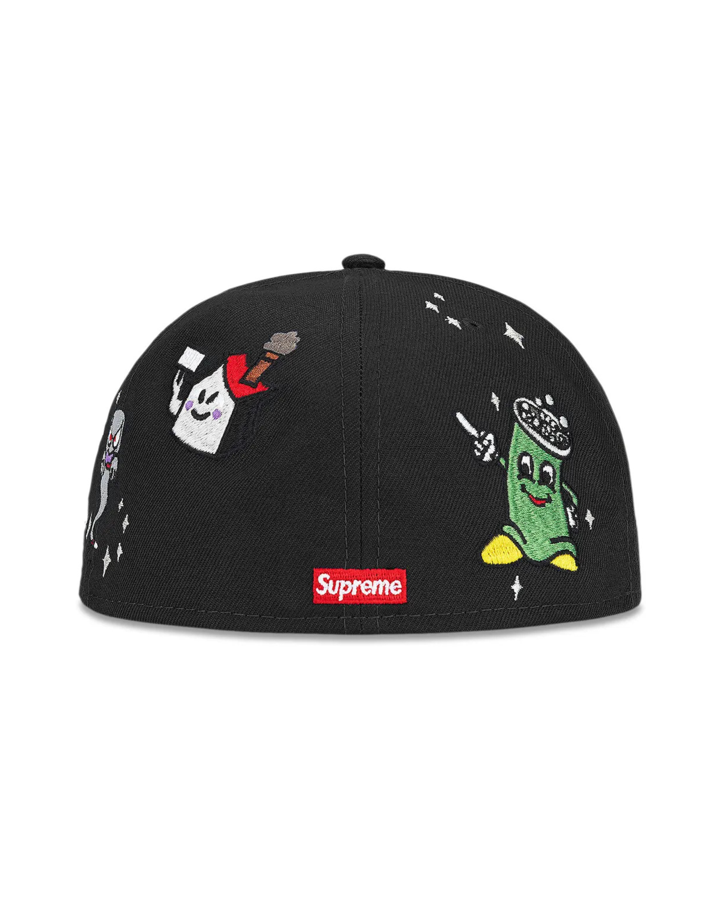 Supreme Characters S Logo Fitted Cap - "Black"