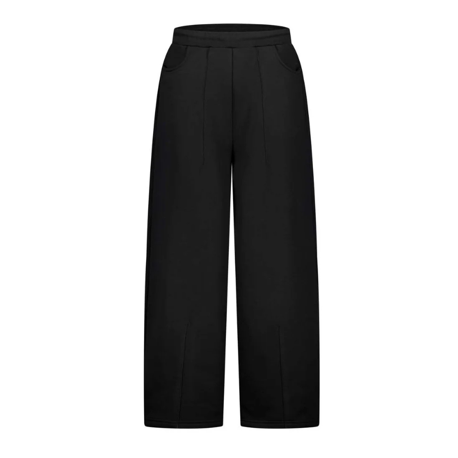 Sweats Collective Cozy Straight Leg Sweatpants - "Black"