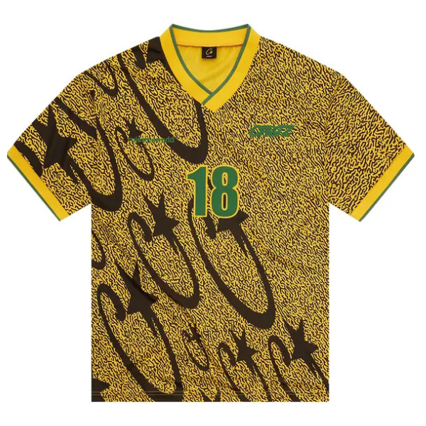Corteiz Carni Stellations Football Jersey - "Yellow"