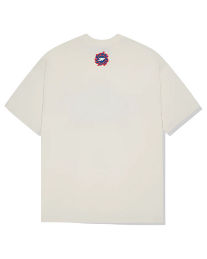 Broken Planet Star T-Shirt - "Vanilla White"