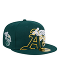 Oakland Athletics Green Game Day Overlap 59FIFTY Fitted Hat