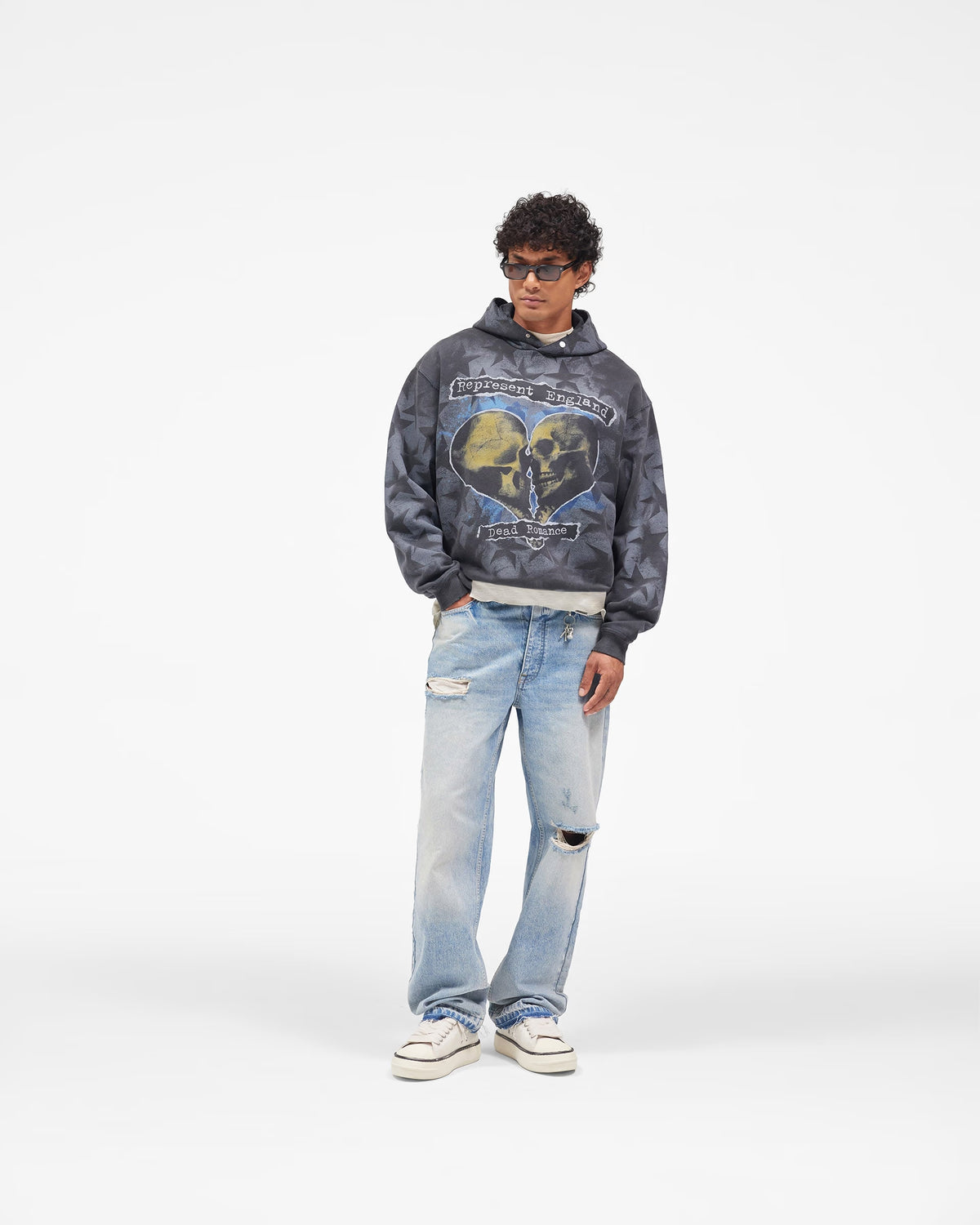 Represent Romance Hoodie - "Vintage Black"