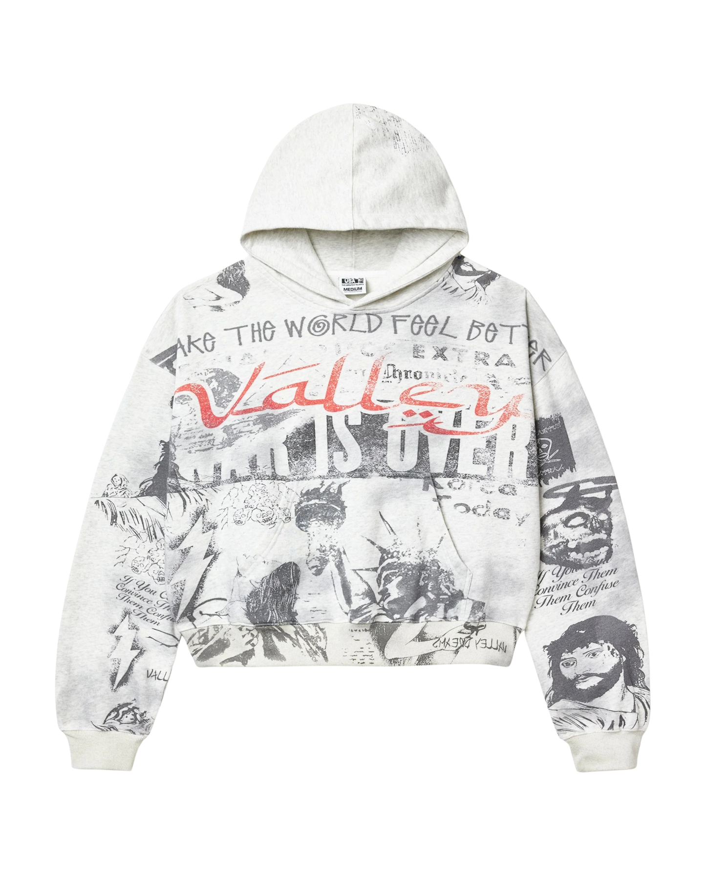 Vale Forever Mural Hoodie - "Grey"