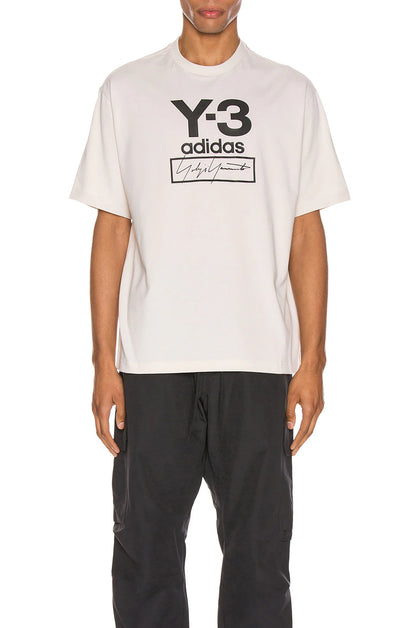 Adidas x Y-3 Stacked Logo T-Shirt - "Off-White"