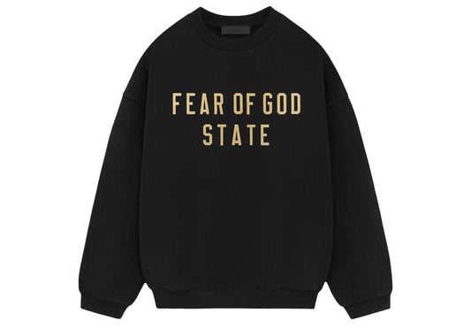 Fear of God Essentials Fleece Crewneck Black image 0