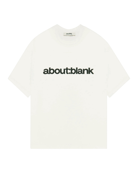 About:Blank Block Mock Neck T-Shirt - "Oat/Black"