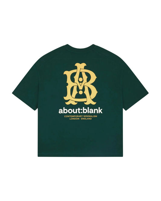 About:Blank Insignia T-Shirt - "Epsom Green/Yellow"