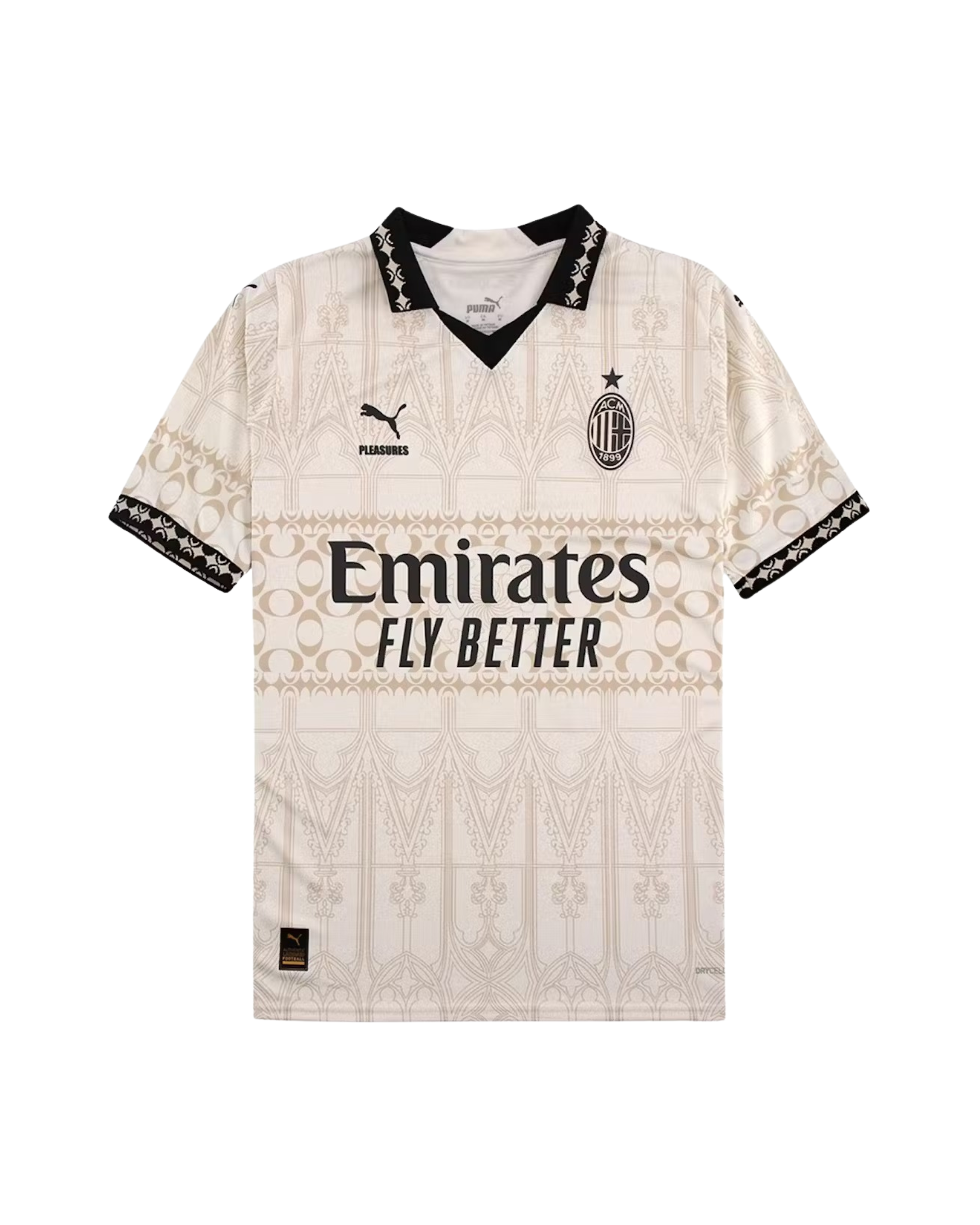 AC Milan x Pleasures 2023/24 Light Version Football Shirt