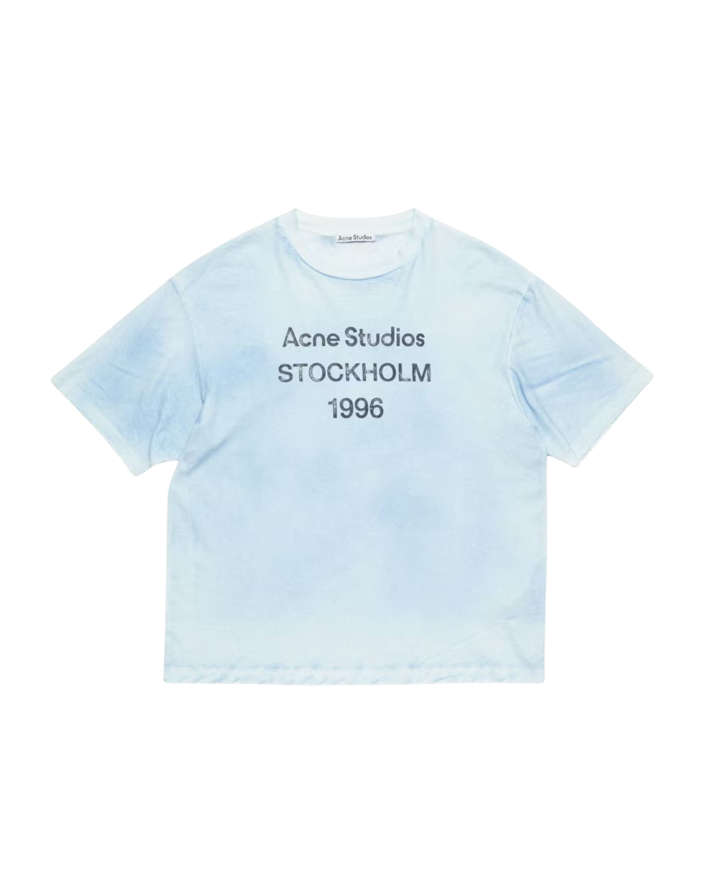 Acne Studios Relaxed Fit Logo T-shirt - "Dusty Blue"