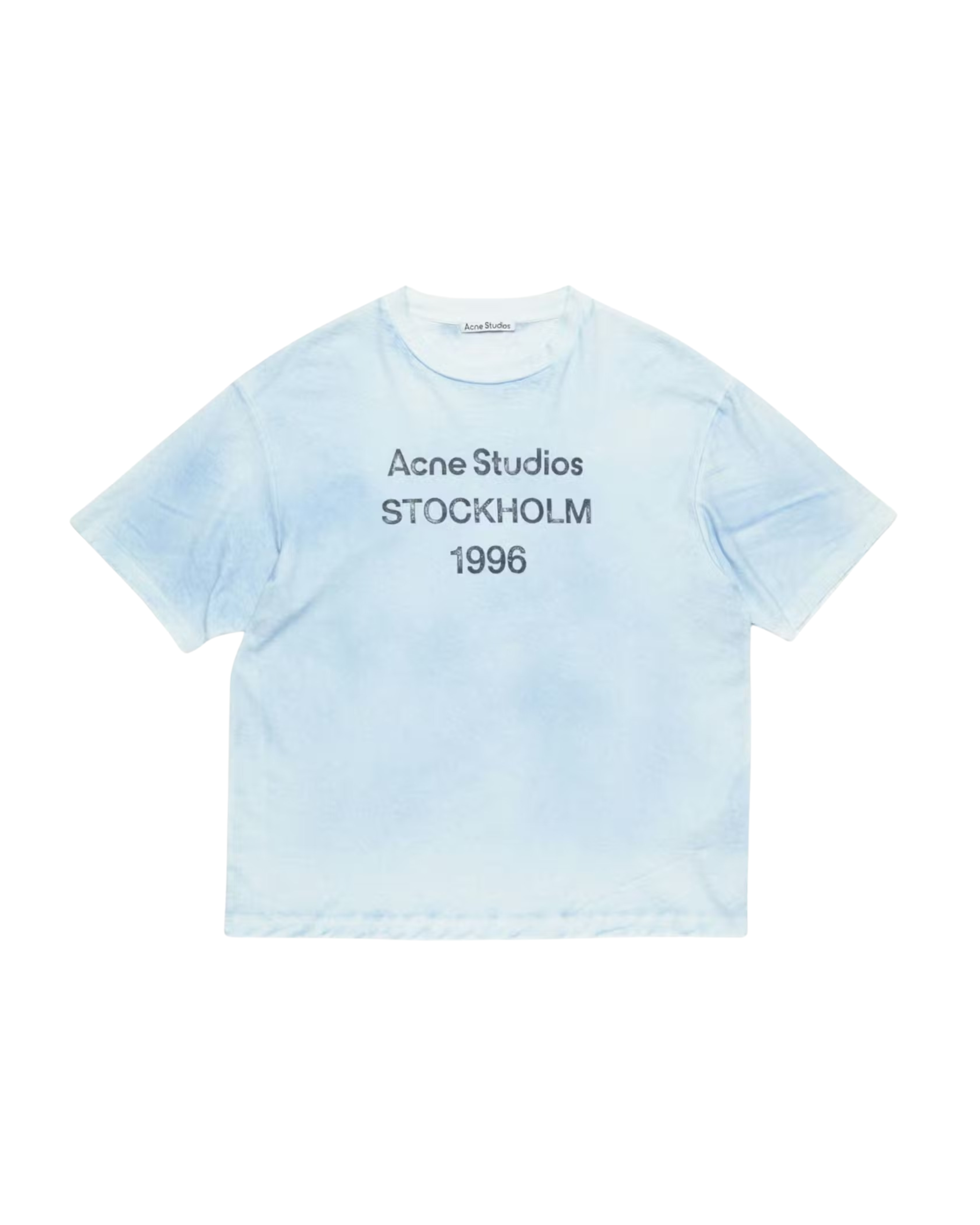 Acne Studios Relaxed Fit Logo T-shirt - "Dusty Blue"