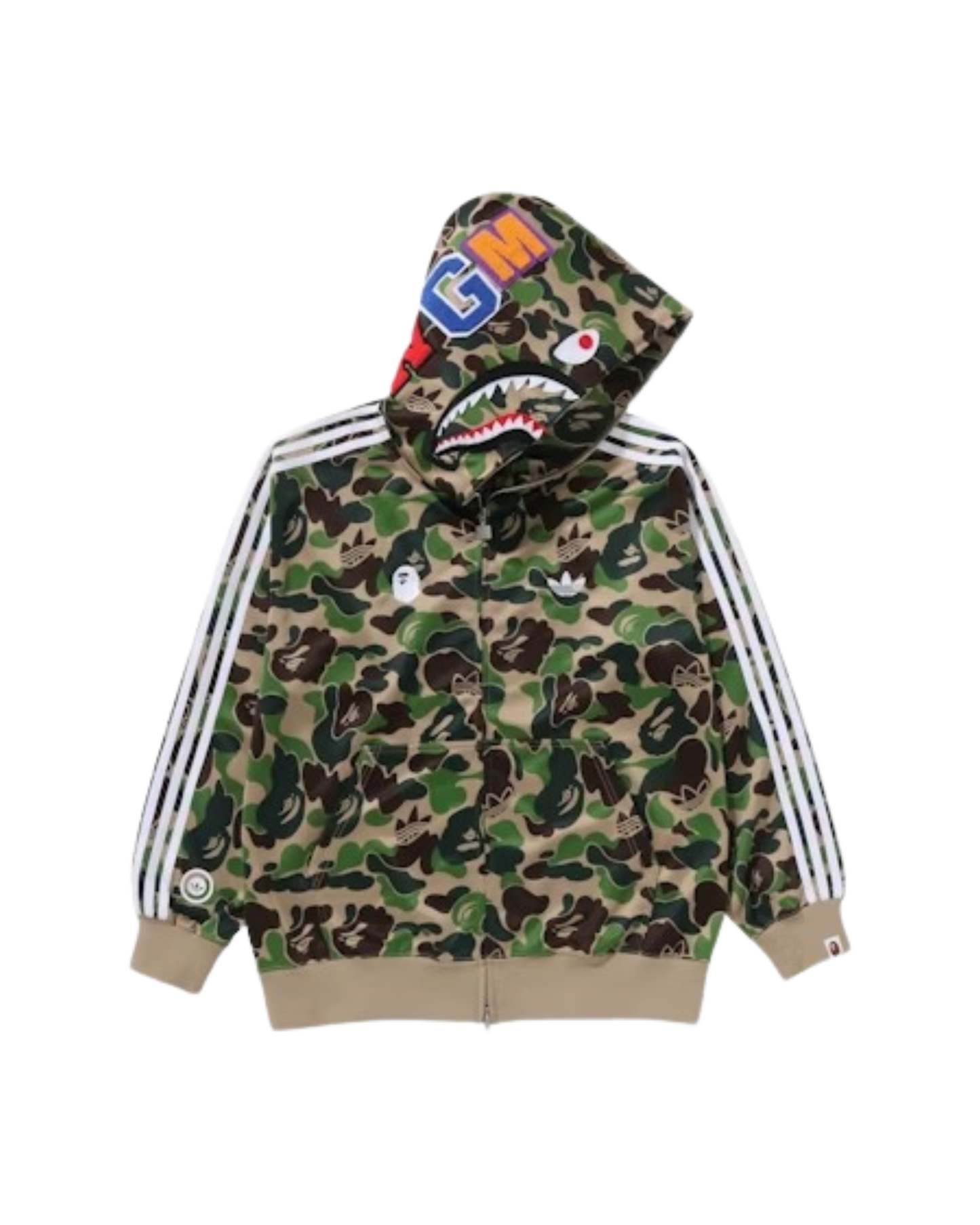 Bape Shark Full Zip Hoodie - "Camo"