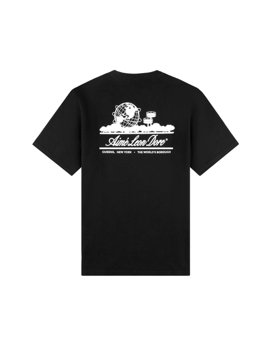 Aime Leon Dore Unisphere Tee - "Jet Black"