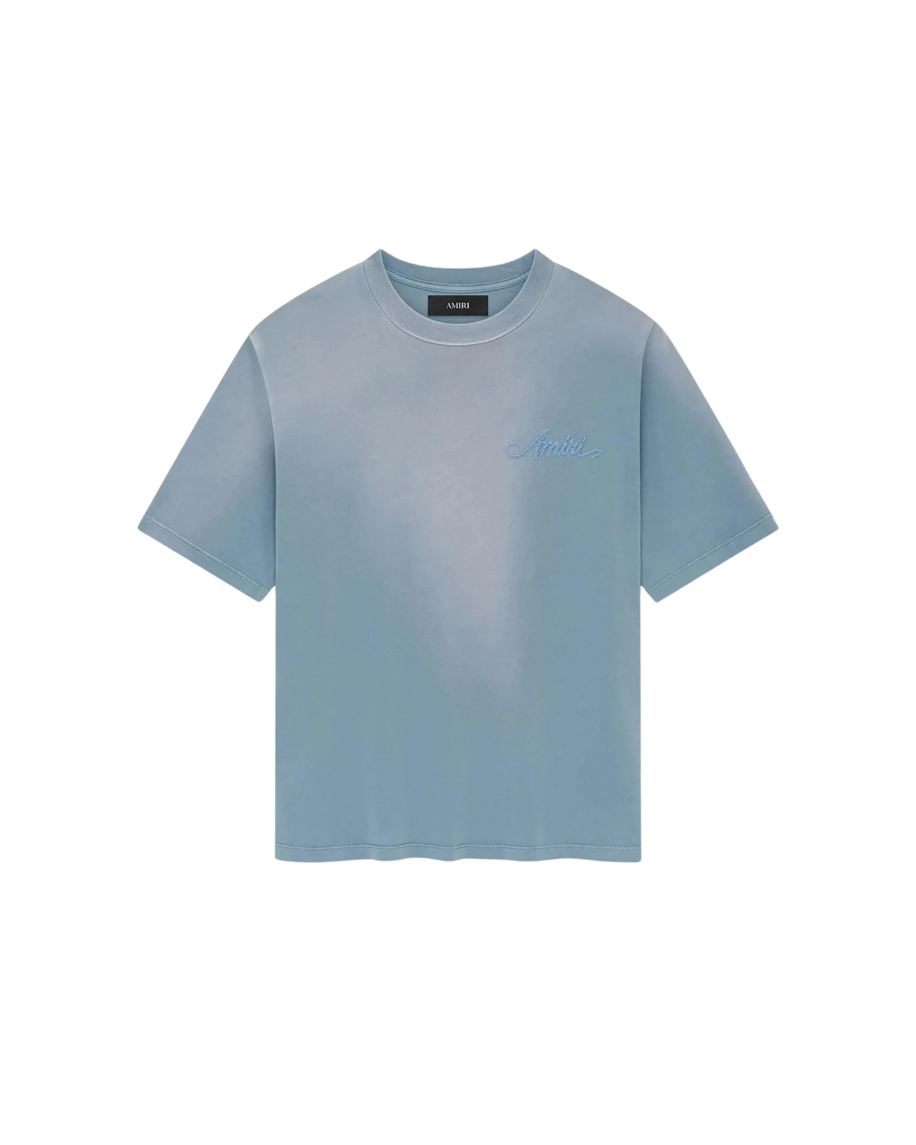 Amiri Bandana Patch T-shirt - "Azul Celeste"
