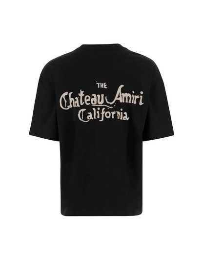 Amiri Ma Chateau Oversized Tee - "Black/Red"