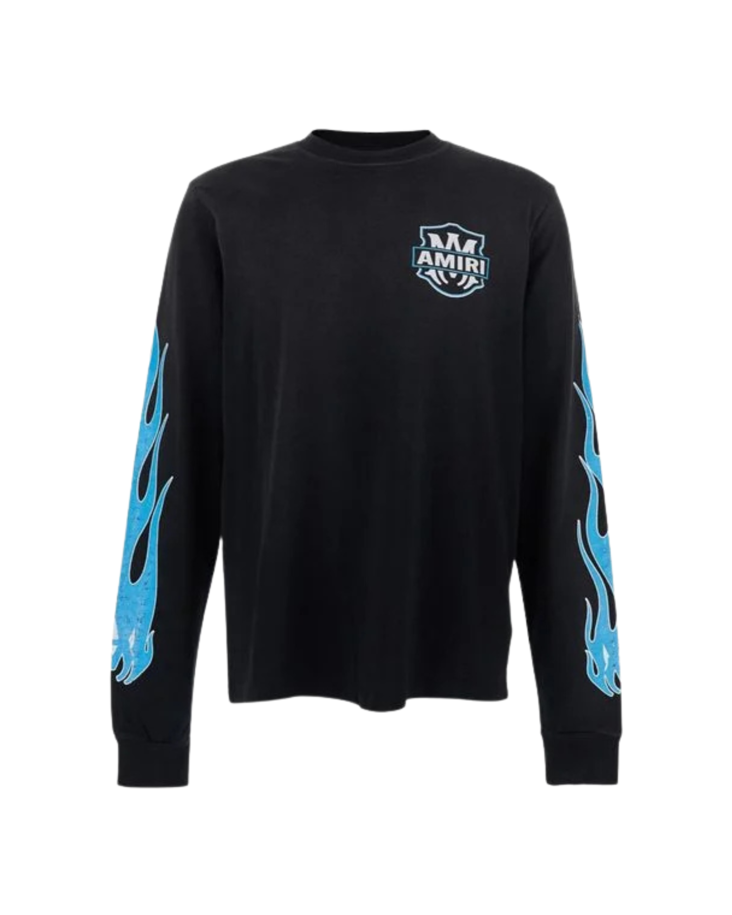 Amiri Eagle Flames Long-Sleeved T-Shirt - "Black/Blue"