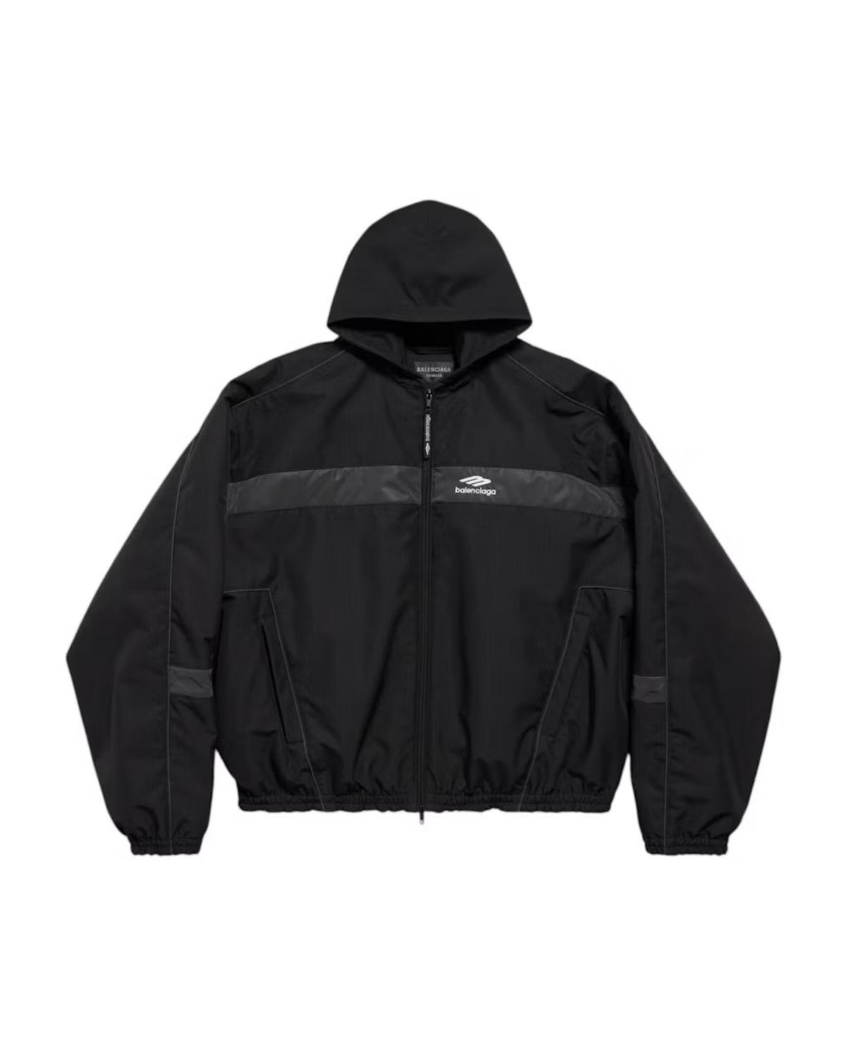 Balenciaga 3B Sports Icon Ski Tracksuit Parka - "Black"
