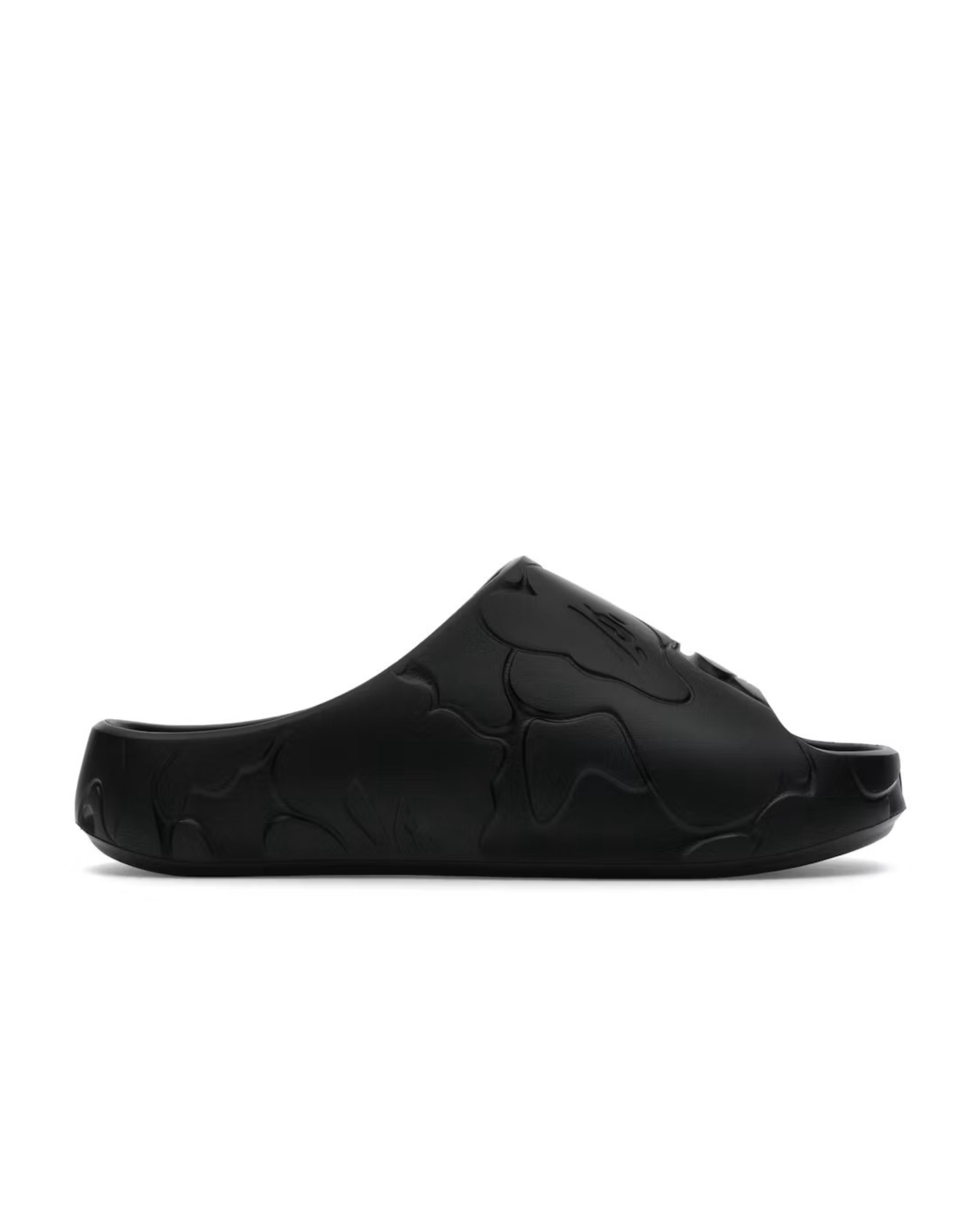 Bape Slides - "Black Solid Camo"