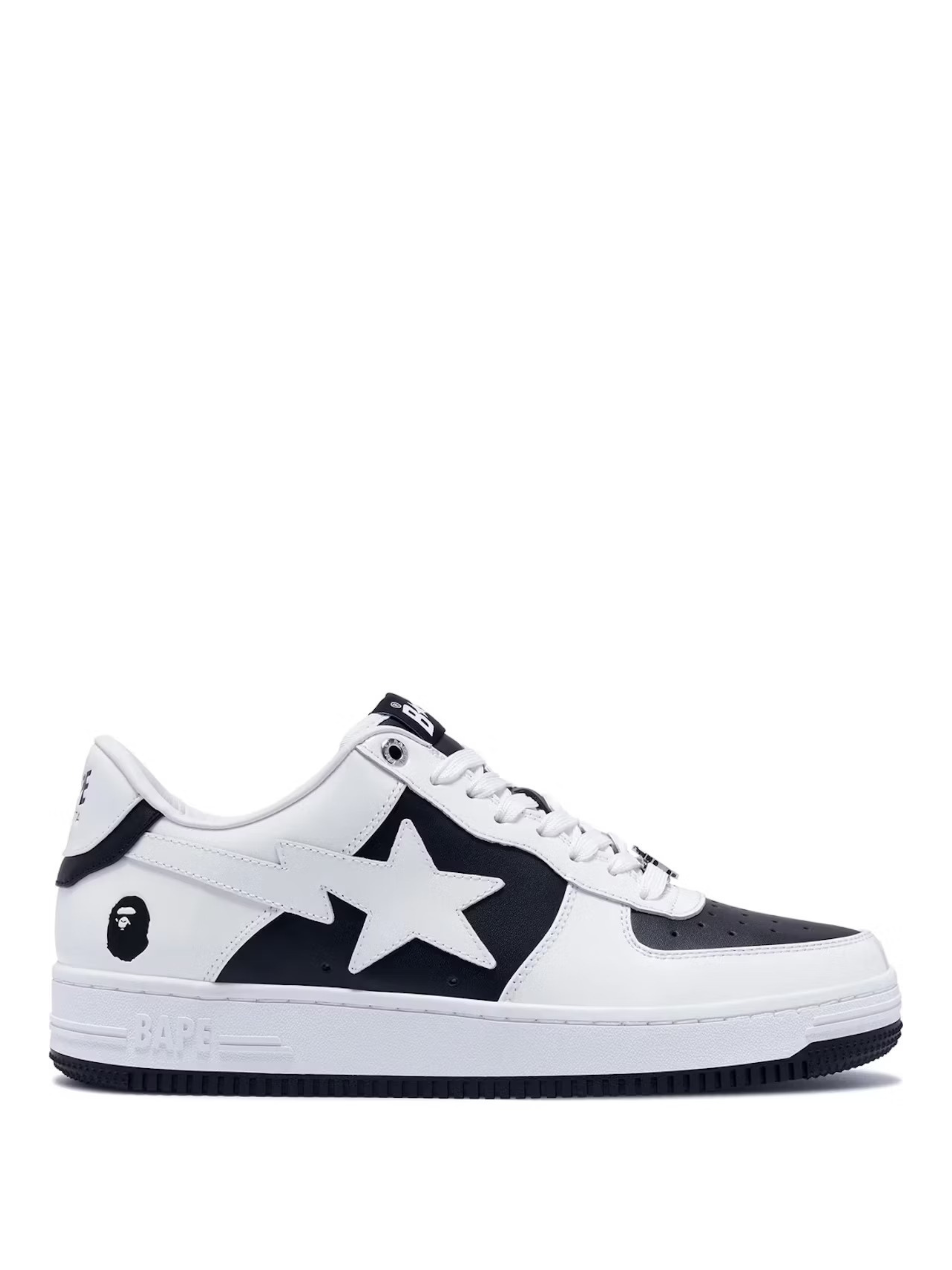 A Bathing Ape Bape Sta Low - "White/Black"