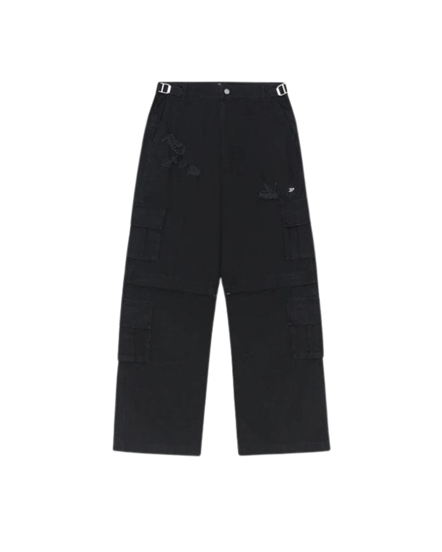 Broken Planet 2-in-1 Cargo Pants/Shorts - "Black"