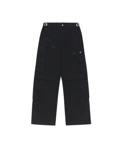 Broken Planet 2-in-1 Cargo Pants/Shorts - "Black"