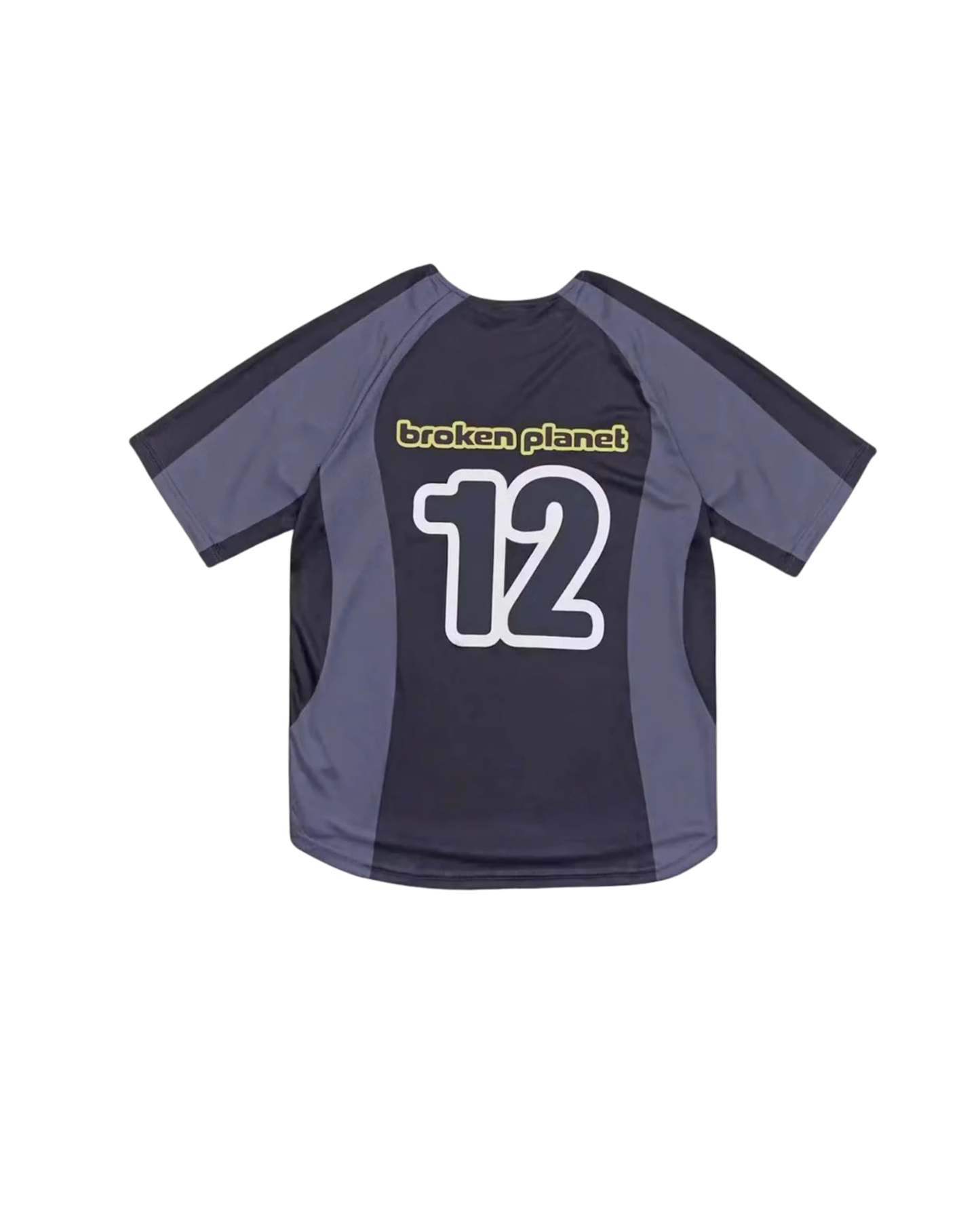 Broken Planet Football Jersey - "Black/Grey"