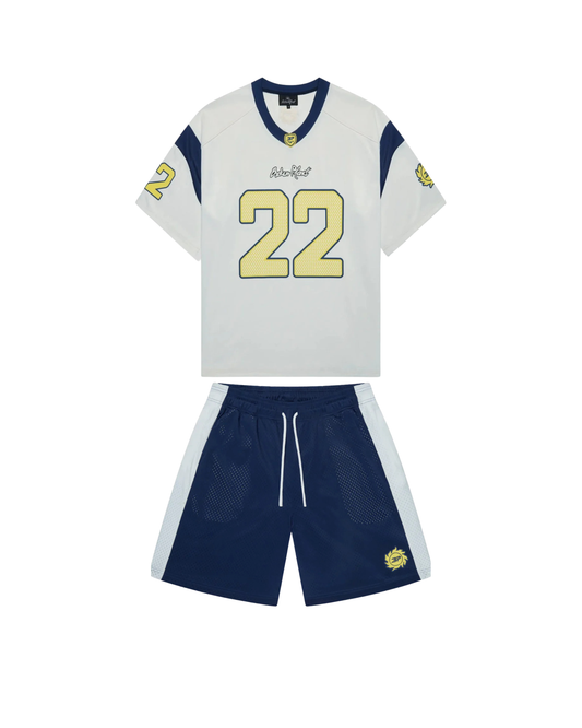 Broken Planet Football Set - "White/Blue"