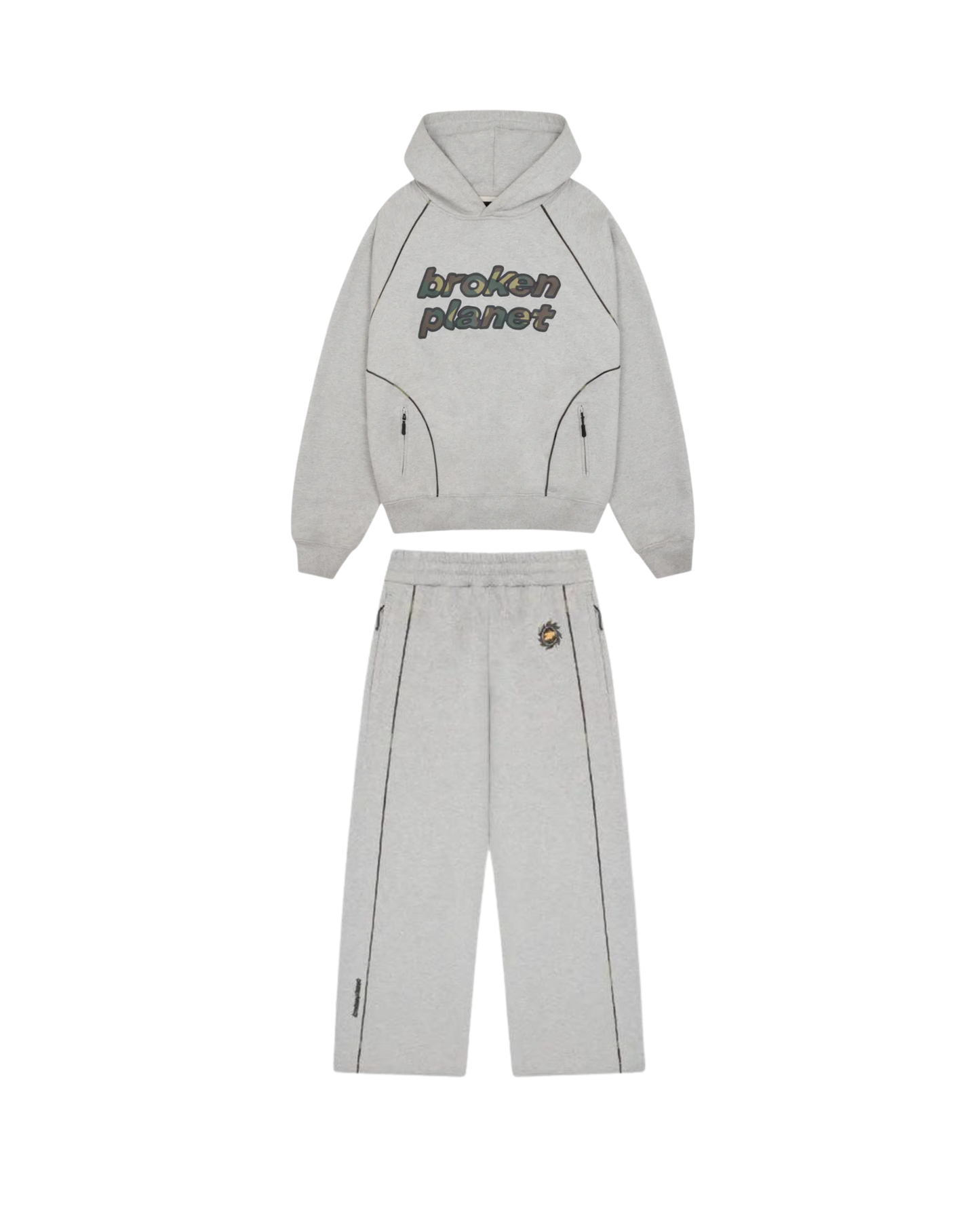 Broken Planet Perfomance Set - "Heather Grey/Camo"
