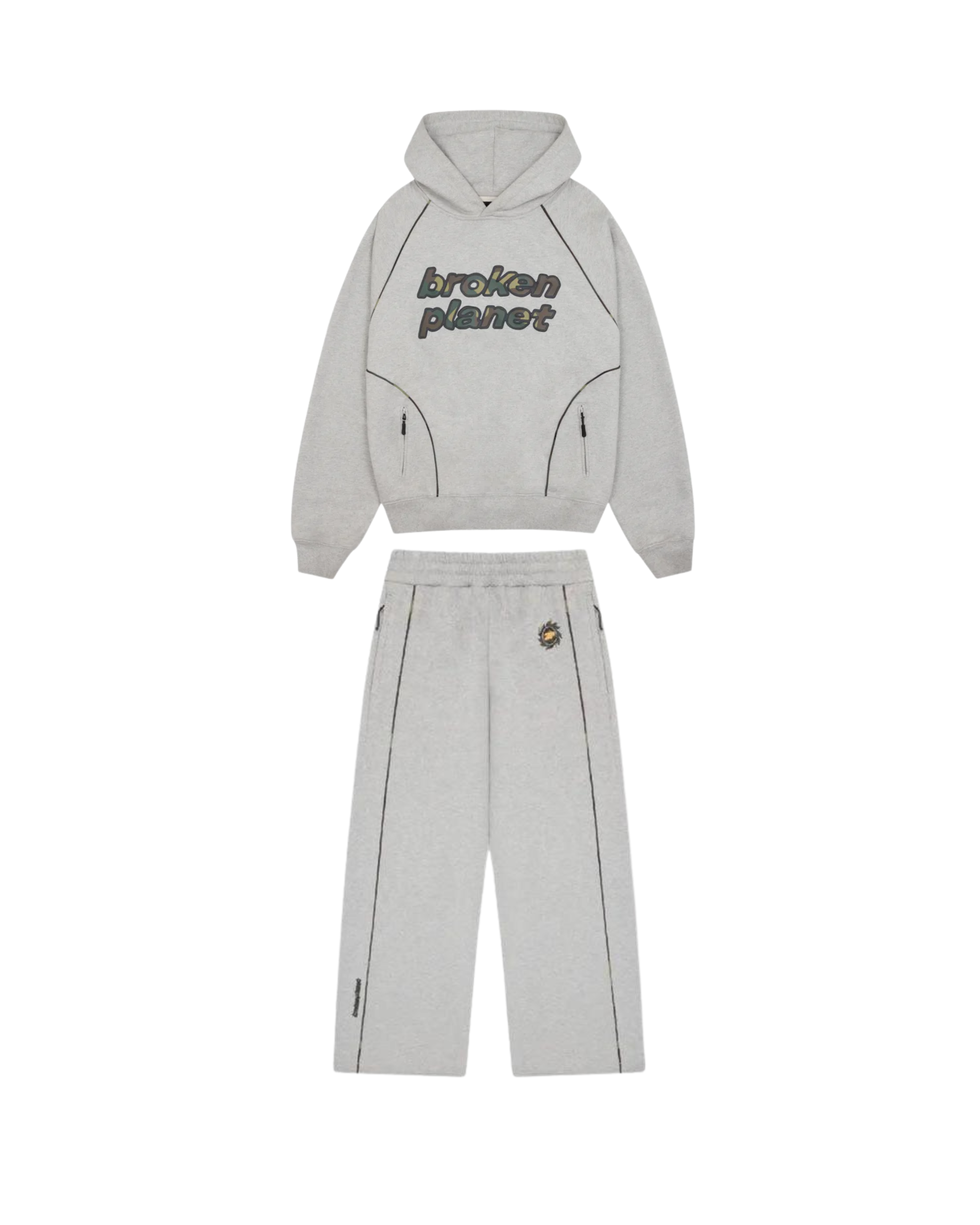 Broken Planet Perfomance Set - "Heather Grey/Camo"