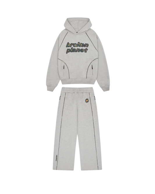 Broken Planet Perfomance Set - "Heather Grey/Camo"