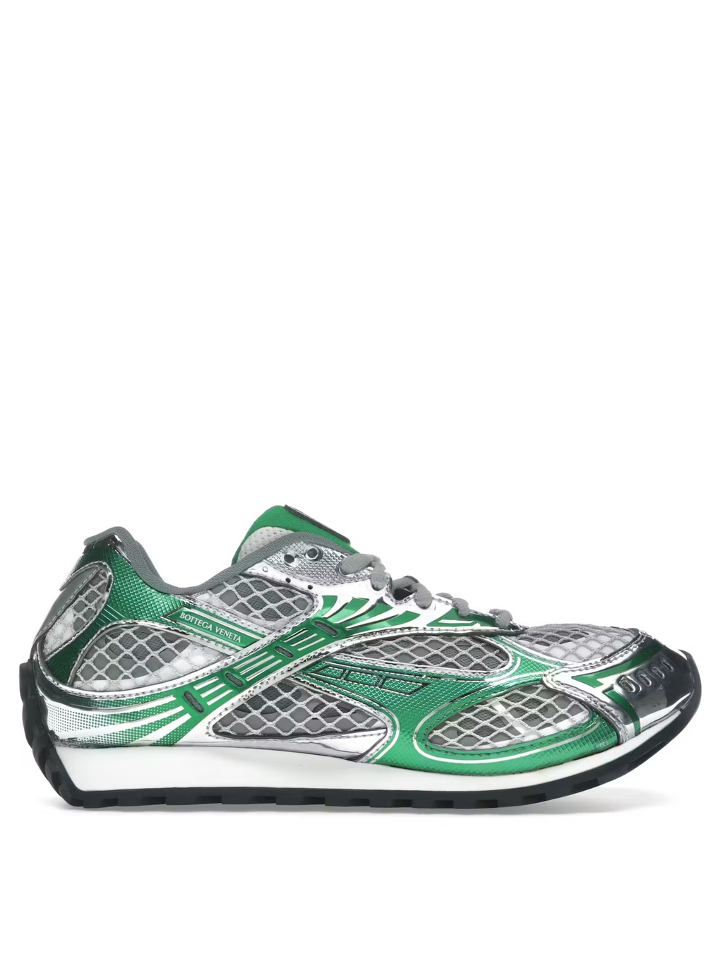 Bottega Veneta Orbit - "Silver/Parakeet"