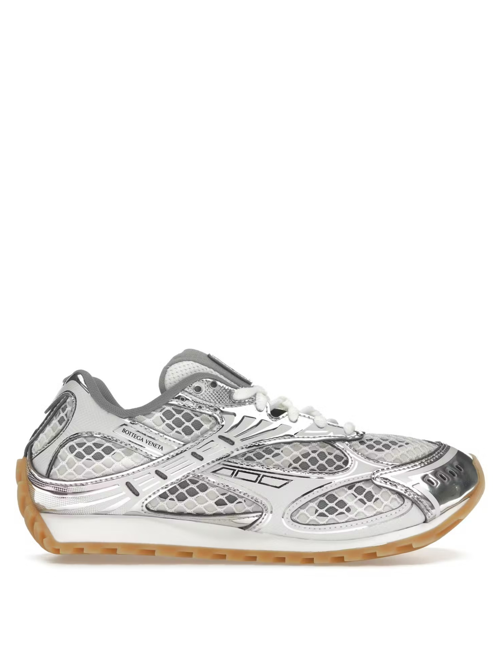 Bottega Veneta Orbit - "Silver/White"