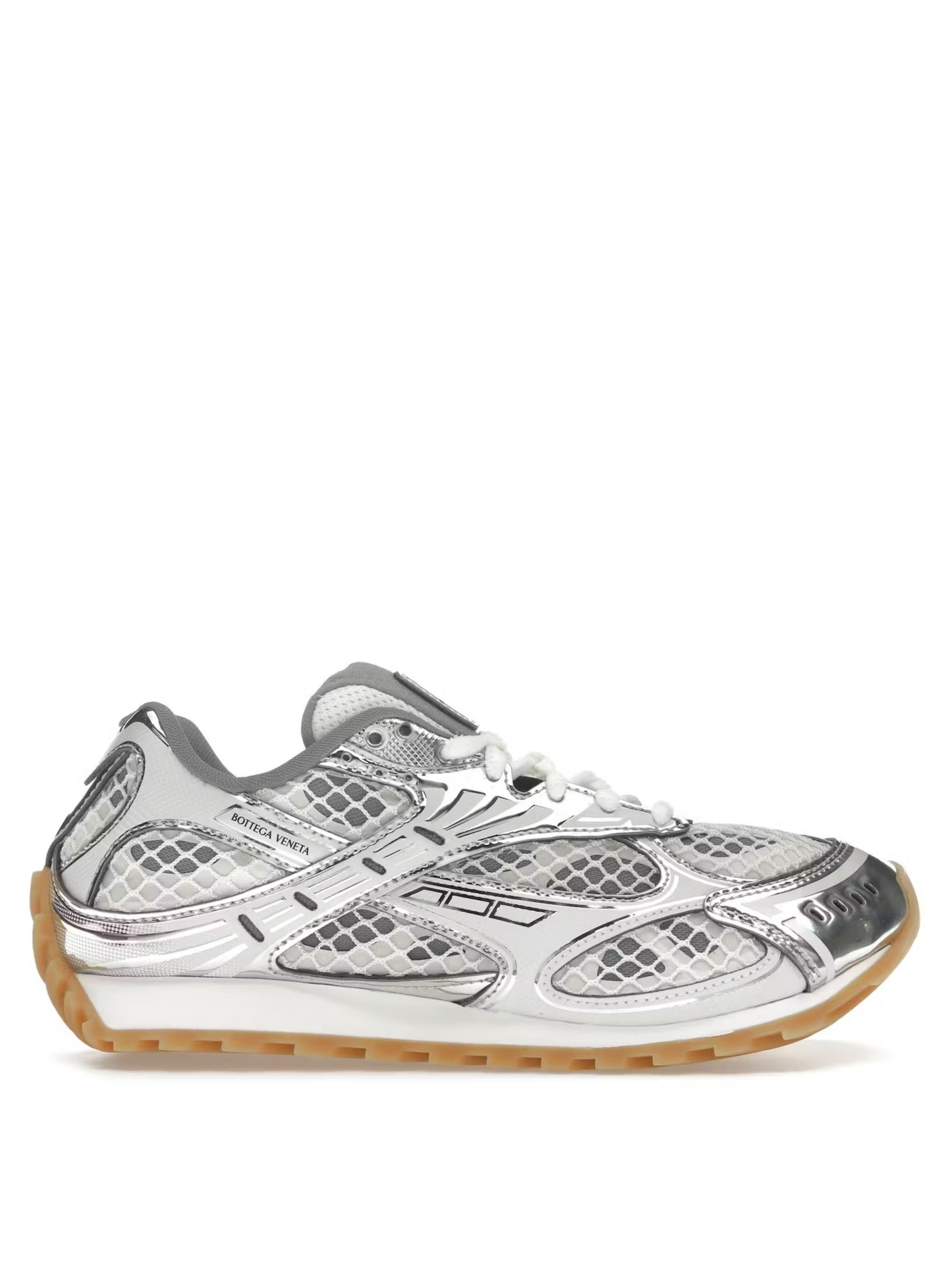 Bottega Veneta Orbit - "Silver/White"