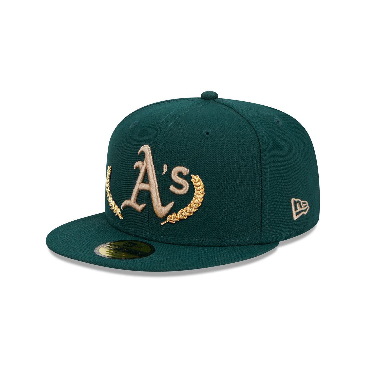 Oakland Athletics Gold Leaf 59FIFTY Fitted Hat image 2