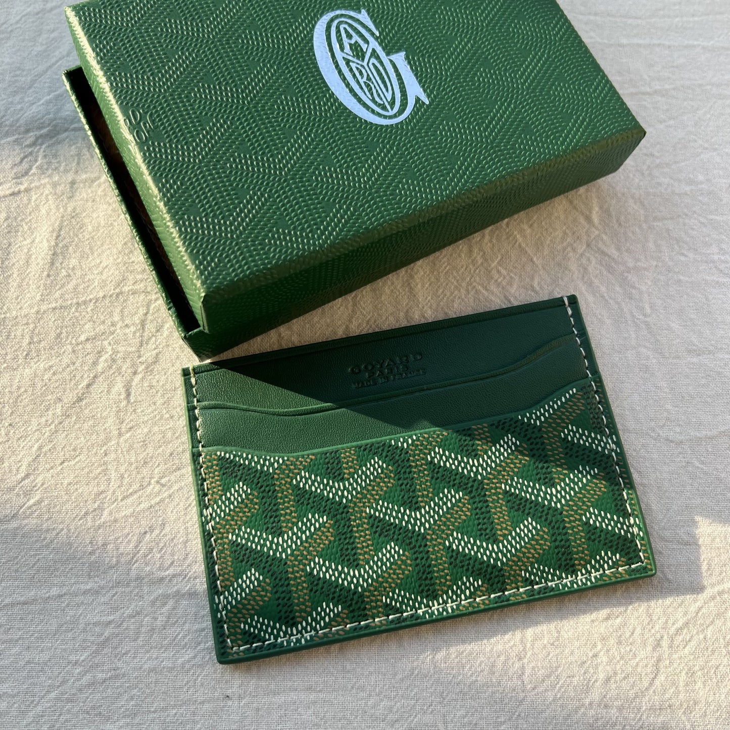 Goyard Saint Sulpice Green Card Holder - "Green"