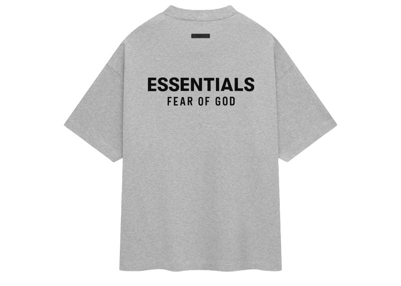 Fear of God Essentials Jersey Crewneck T-Shirt Light Heather Gray image 1