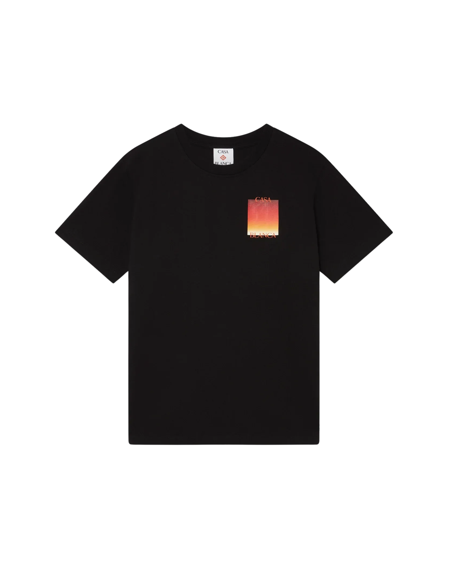 Casablanca Gradient Square Short Sleeve T‑Shirt - "Black"