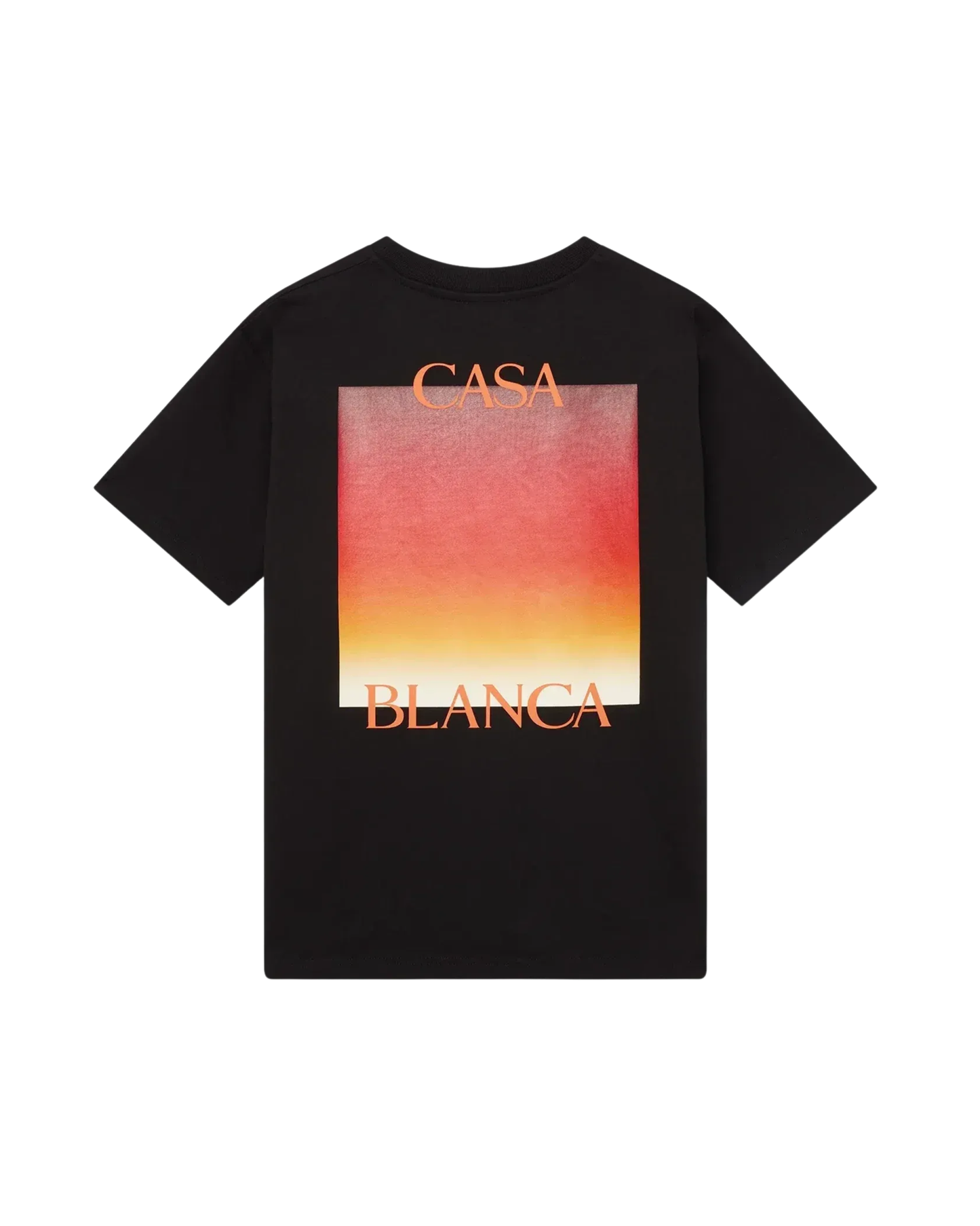 Casablanca Gradient Square Short Sleeve T‑Shirt - "Black"