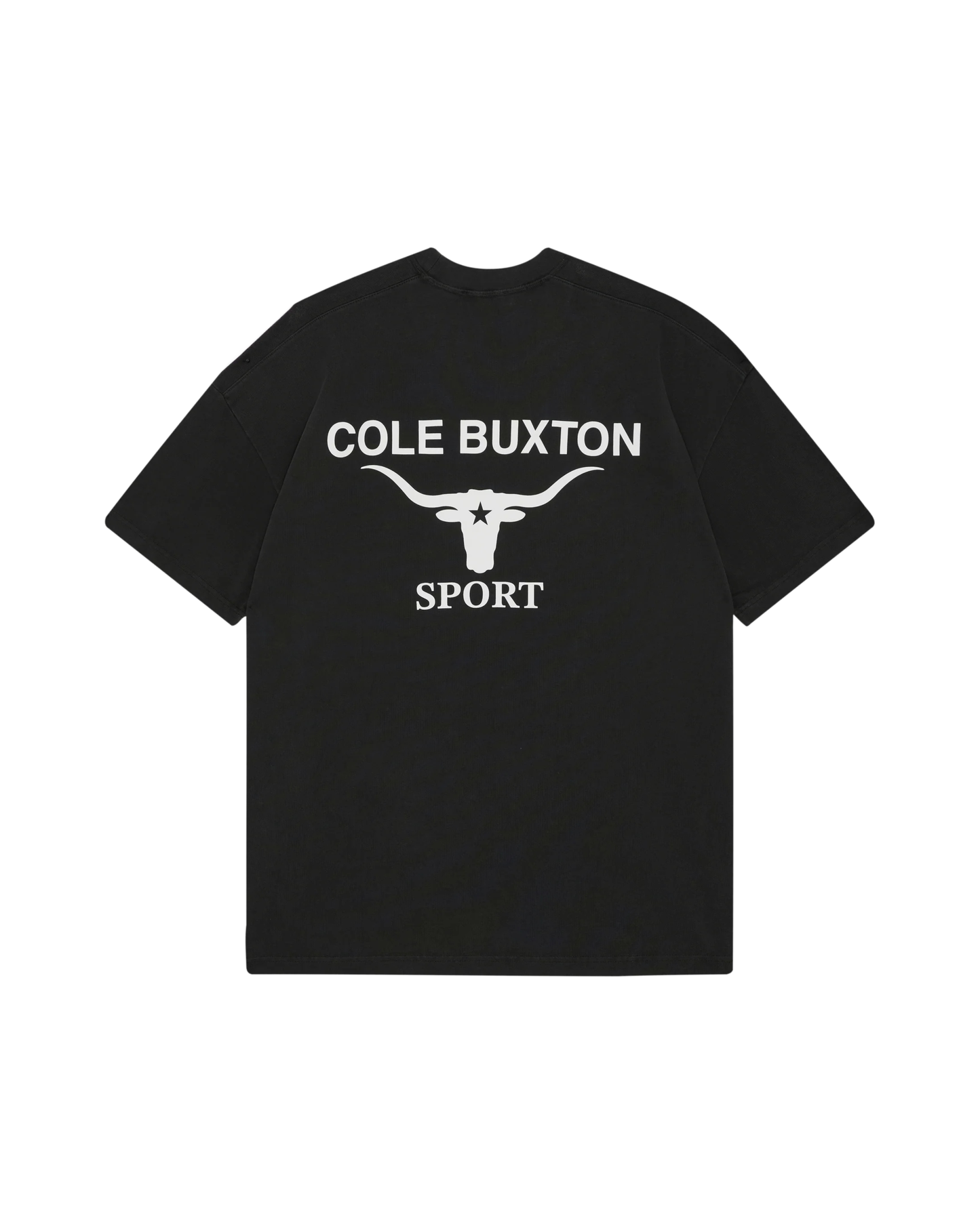 Cole Buxton Longhorn T-shirt - "Vintage Black"
