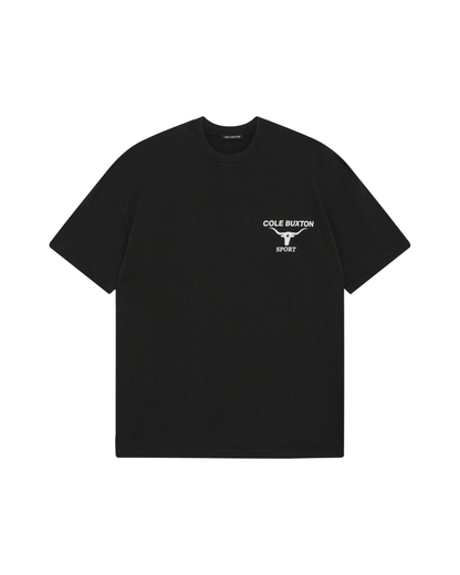 Cole Buxton Longhorn T-shirt - "Vintage Black"