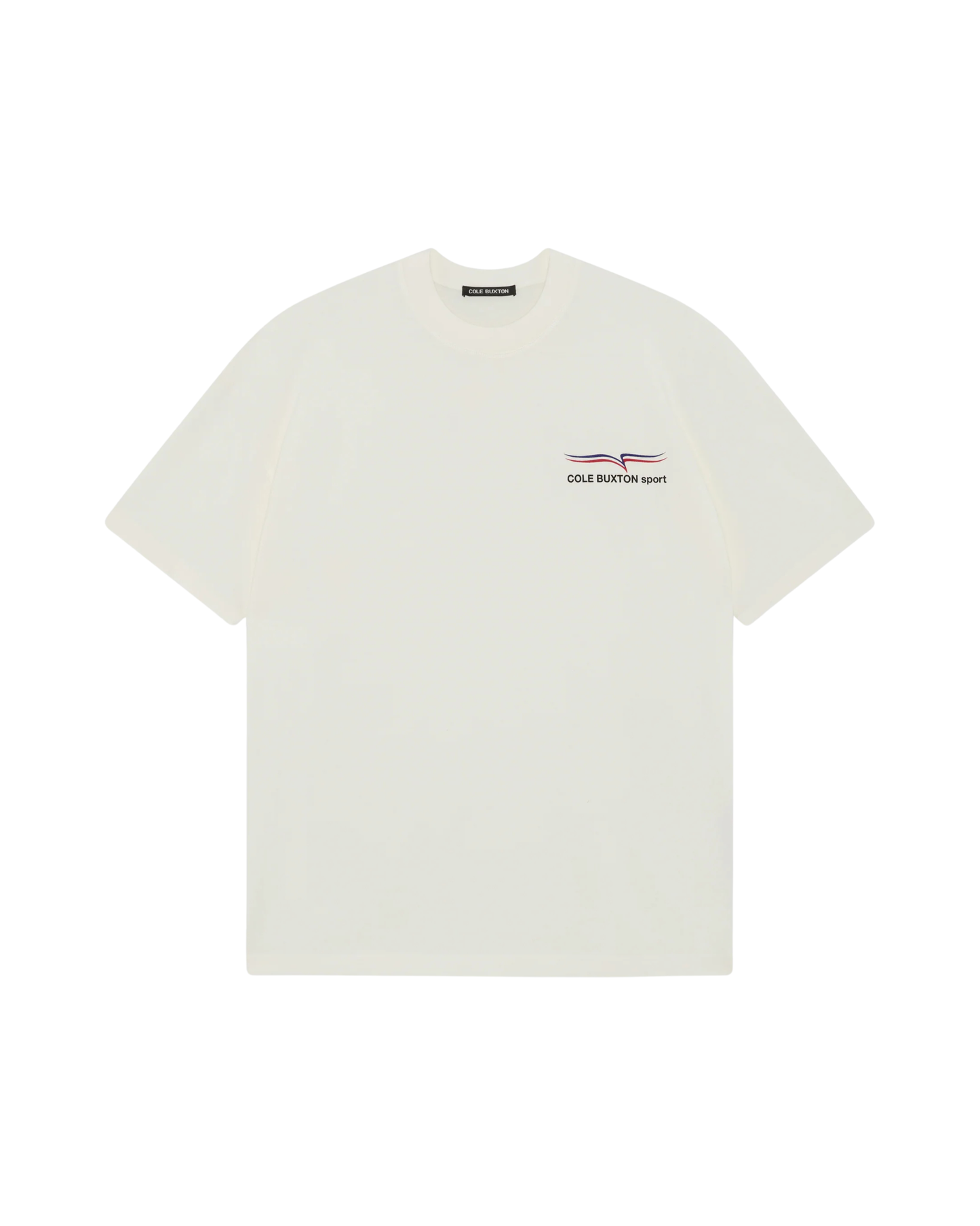 Cole Buxton SS26 Sport T-shirt - "Vintage White"
