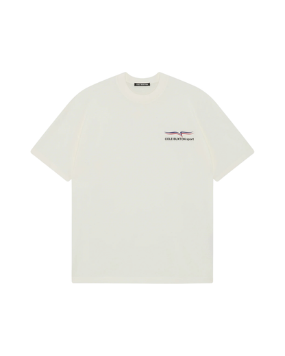Cole Buxton SS26 Sport T-shirt - "Vintage White"