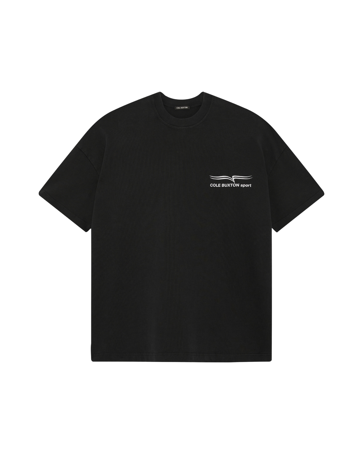 Cole Buxton SS26 Sport T-shirt - "Vintage Black"