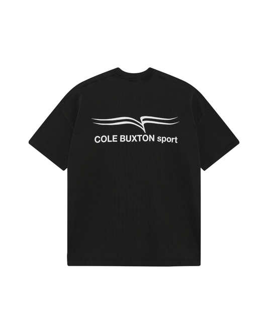 Cole Buxton SS26 Sport T-shirt - "Vintage Black"