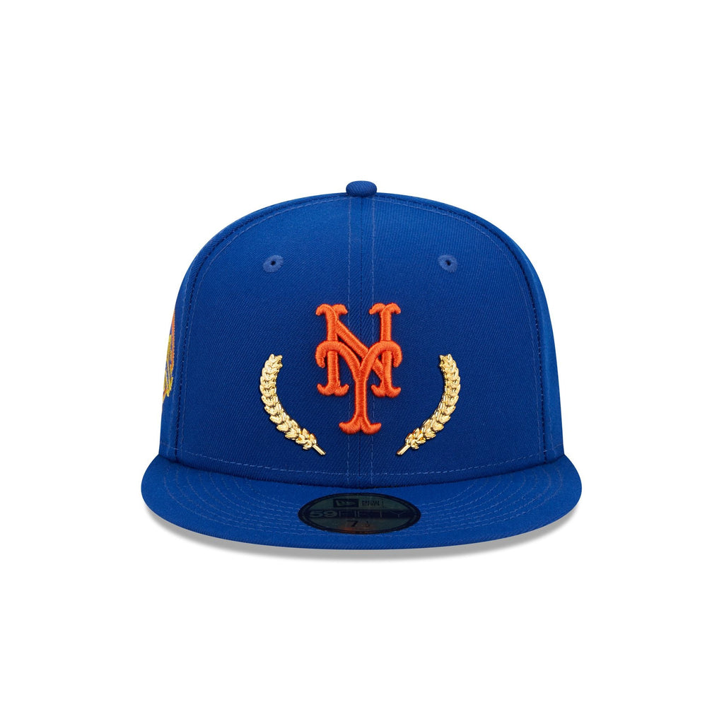 New York Mets Gold Leaf 59FIFTY Fitted Hat image 1