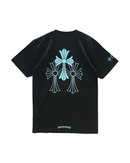 Chrome Hearts Triple Cross Logo S/S T-Shirt - "Black"