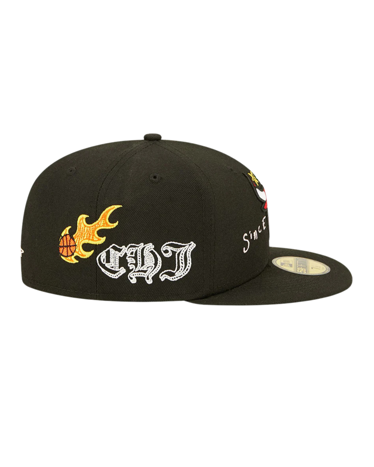 Chicago Bulls NBA Scribble 59Fifty Fitted Cap