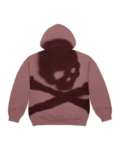 Travis Scott Cactus Jack For Mastermind Skull Zip Up Hoodie - "Mauve"