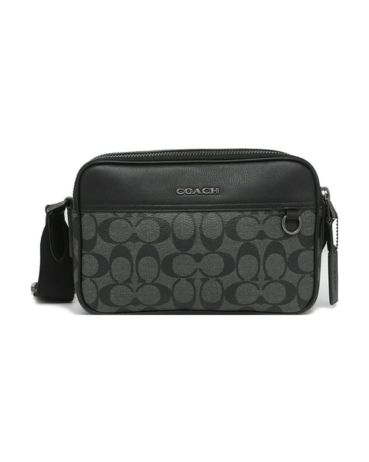 Coach Graham Crossbody Bag - "Charcoal/Black"