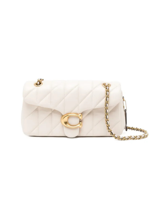 Coach Tabby Shoulder Bag - "Brass/Chalk"