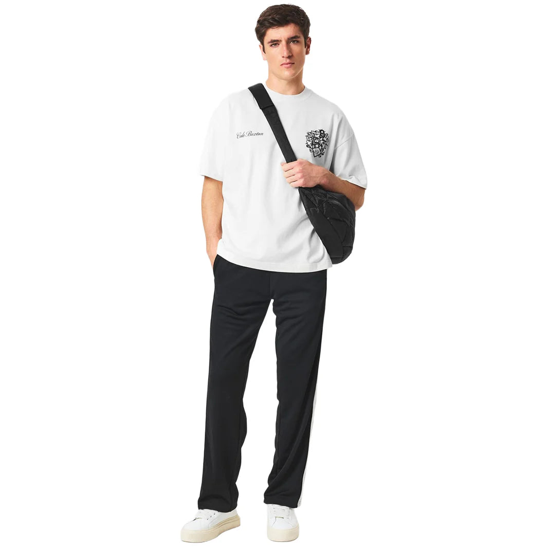 Cole Buxton Collegiate T Shirt - "White"